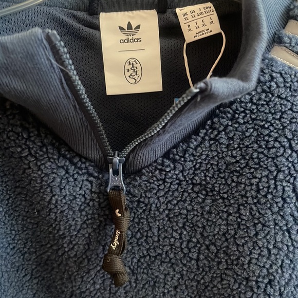 ADIDAS ORIGINALS A.B SHERPA CREW Sweatshirt - Picture 4 of 9